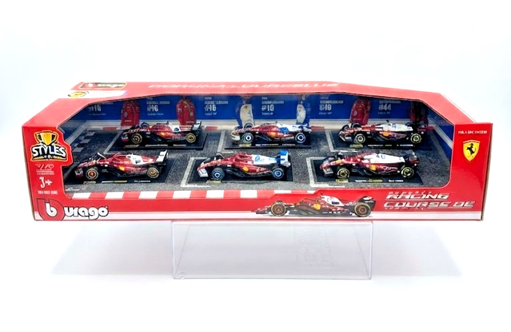 Bburago 1/43 Scale Ferrari Formula Racing Set – SF-25 Charles Leclerc & Lewis H
